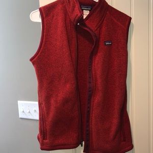 Orange/red Patagonia vest